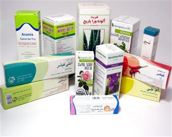 جعبه های دارویی تولید شده در شرکت کیان مهر 