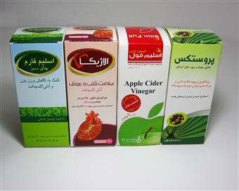 جعبه های دارویی تولید شده در شرکت کیان مهر 