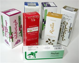 جعبه های دارویی تولید شده در شرکت کیان مهر 
