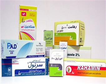 جعبه های دارویی تولید شده در شرکت کیان مهر 
